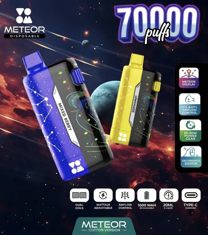 Voom Meteor 70000 Puffs Disposable Vape 